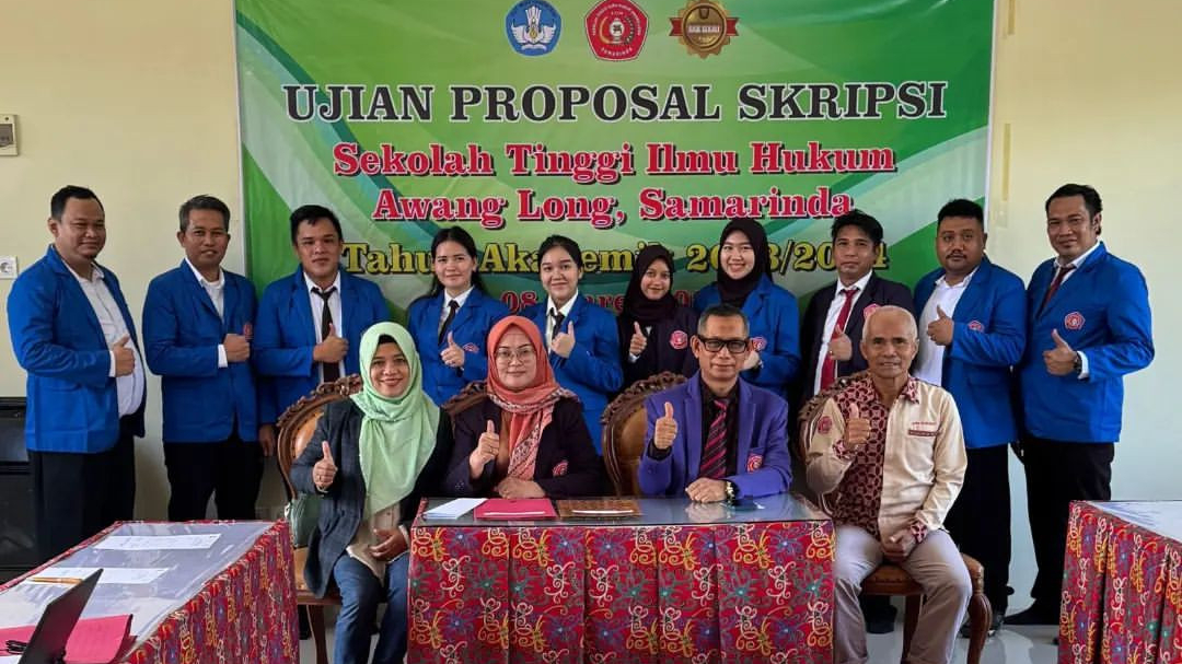 Seminar Proposal Mahasiswa STIH Awang Long 2024: Melangkah Menuju Penelitian Berkualitas