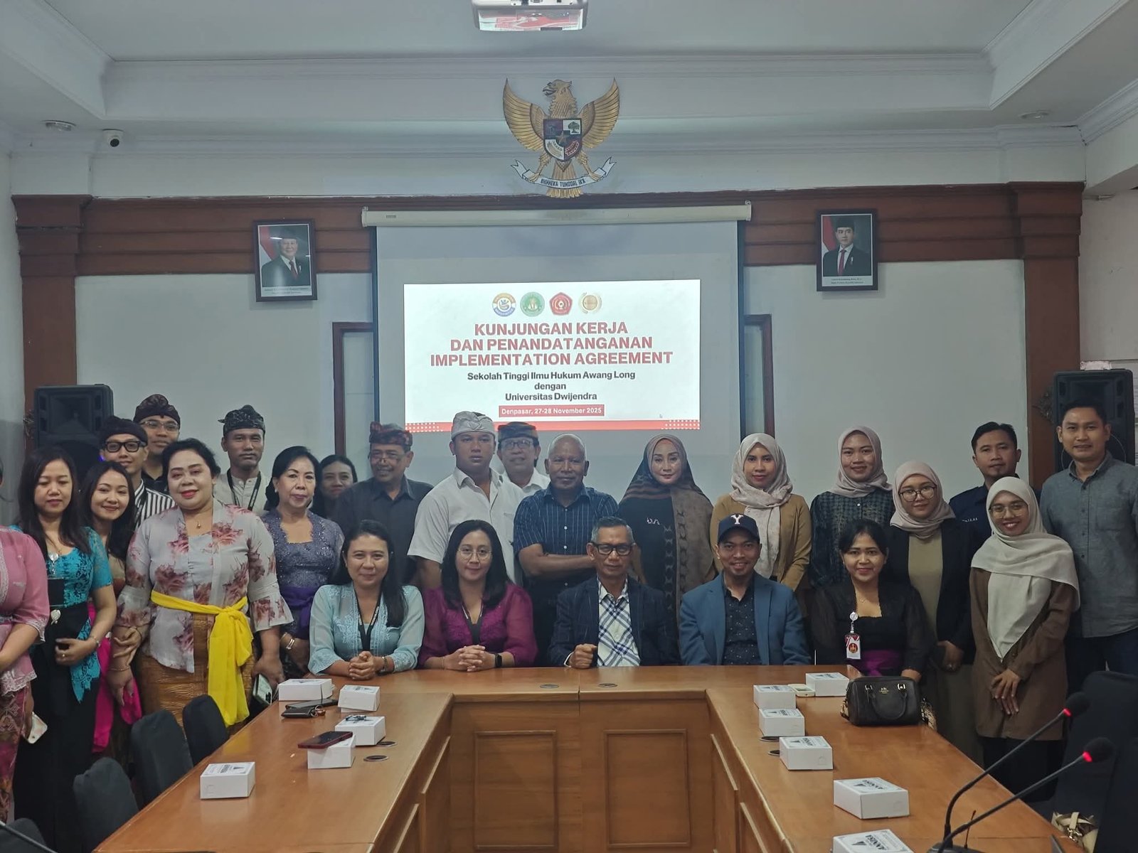 Kunjungan Kerja STIH Awang Long dengan Universitas Dwijendra