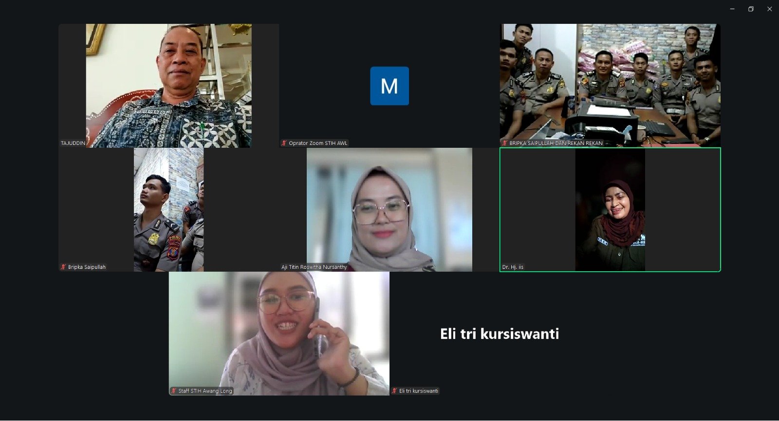 Kegiatan Sosialisasi Akademik STIH Awang Long dengan Kepolisian Resort Mahakam Hulu