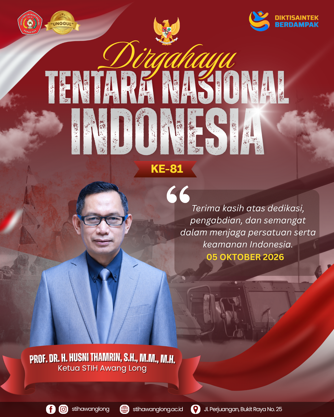 Dirgahayu Tentara Nasional Indonesia Ke-81