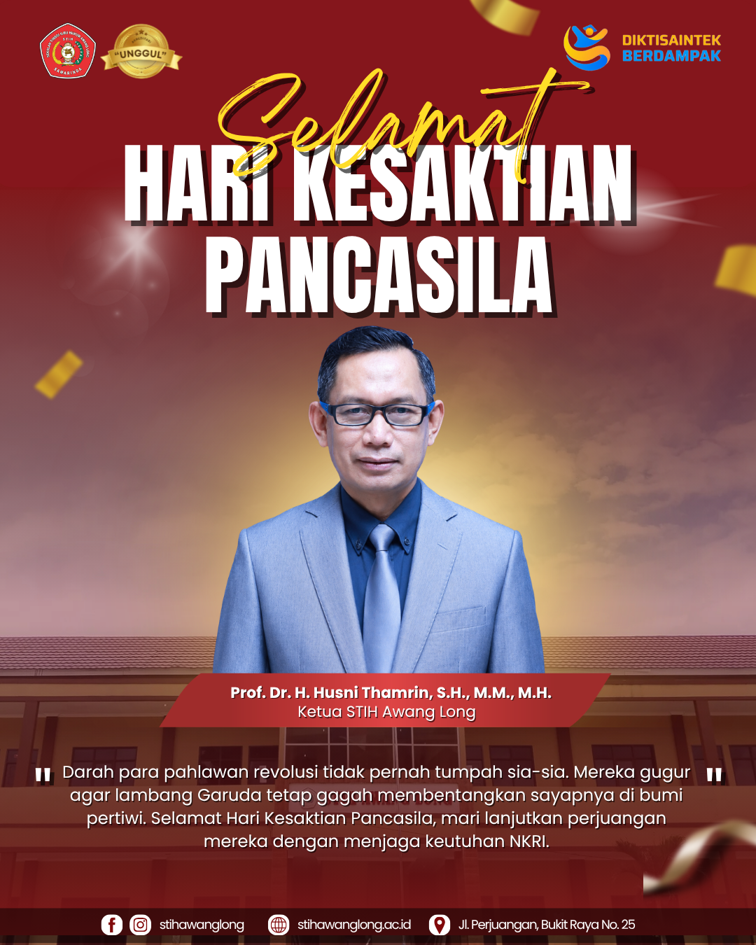 Selamat Memperingati Hari Kesaktian Pancasila