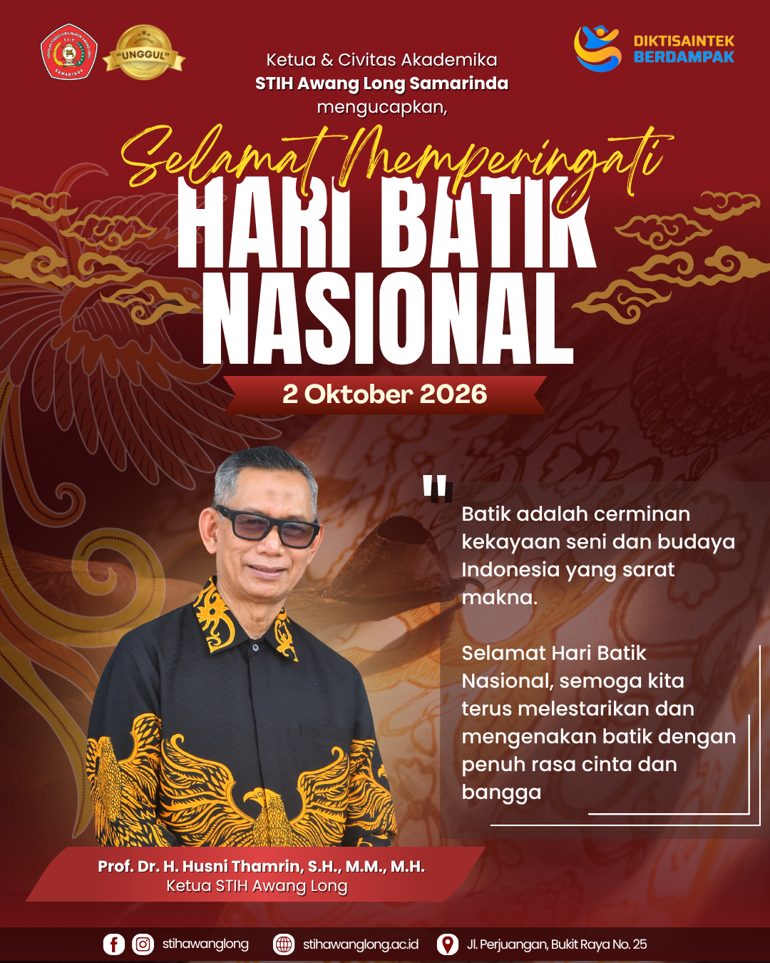 Selamat Memperingati Hari Batik Nasional